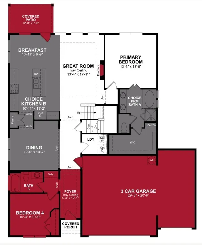Beazer Homes Verandah Avalon Floorplan.