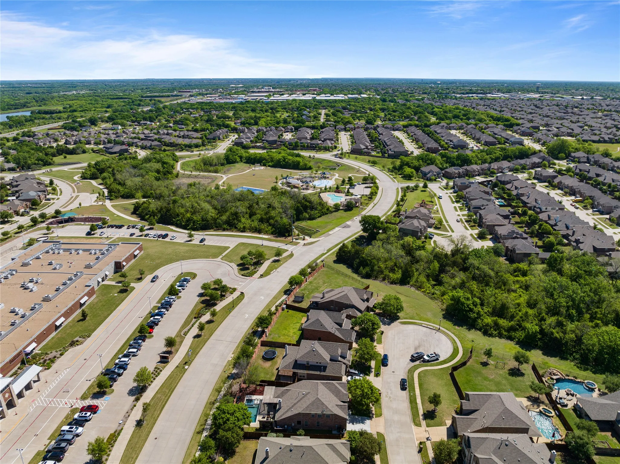 View of drone / aerial view
