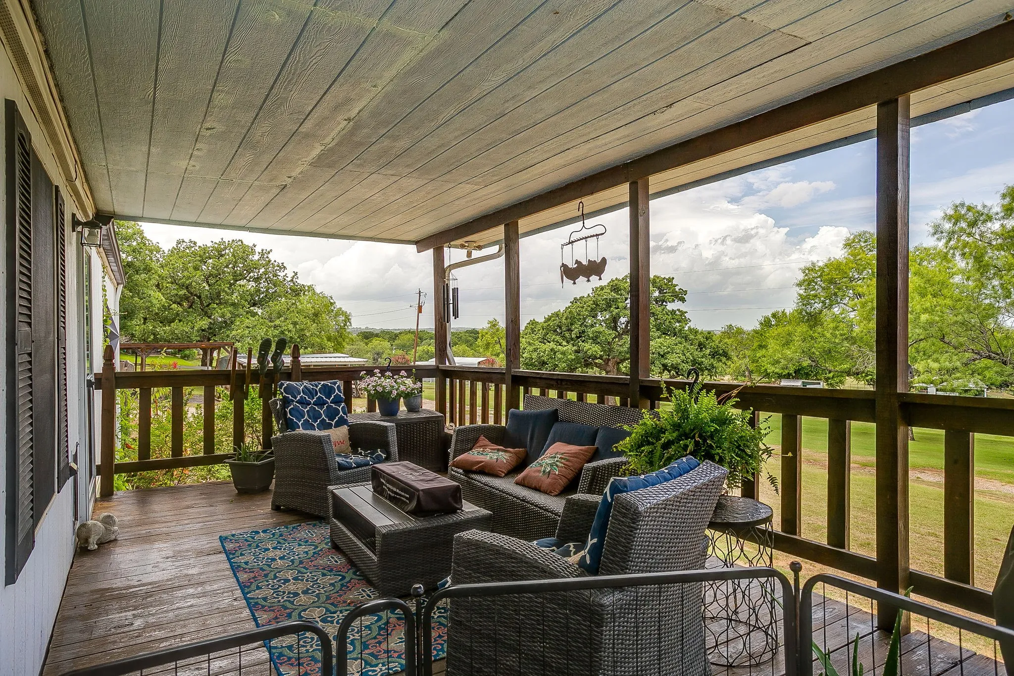 Mobile home deck