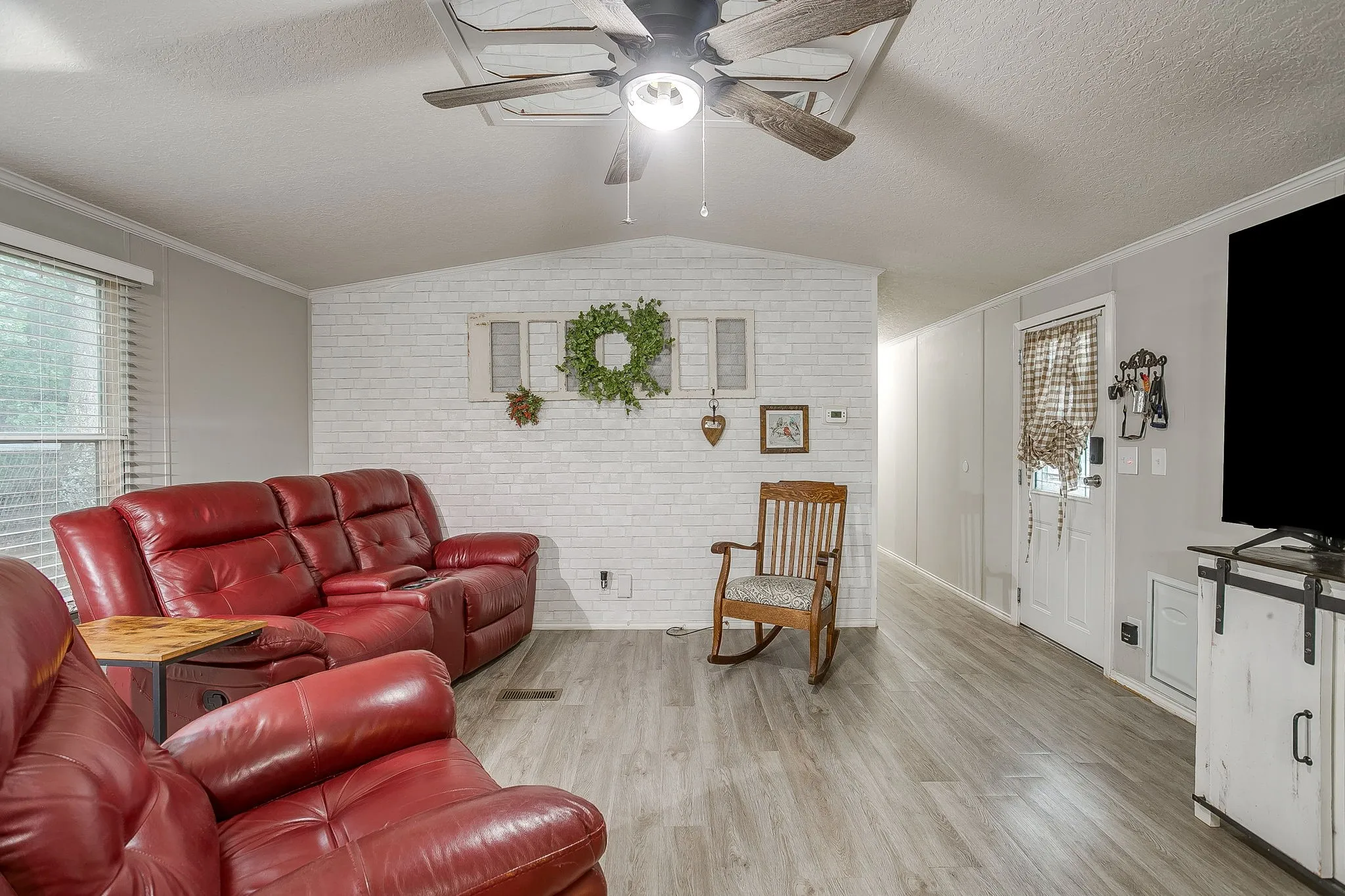 Mobile home living room