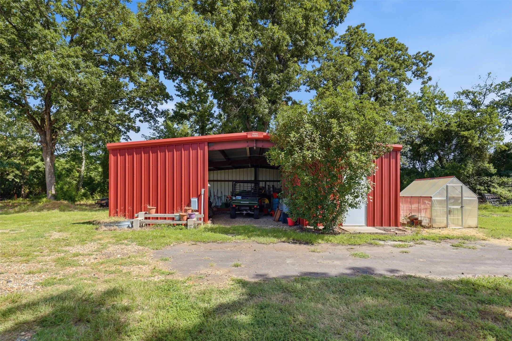 Equipment shed and storage all under one roof