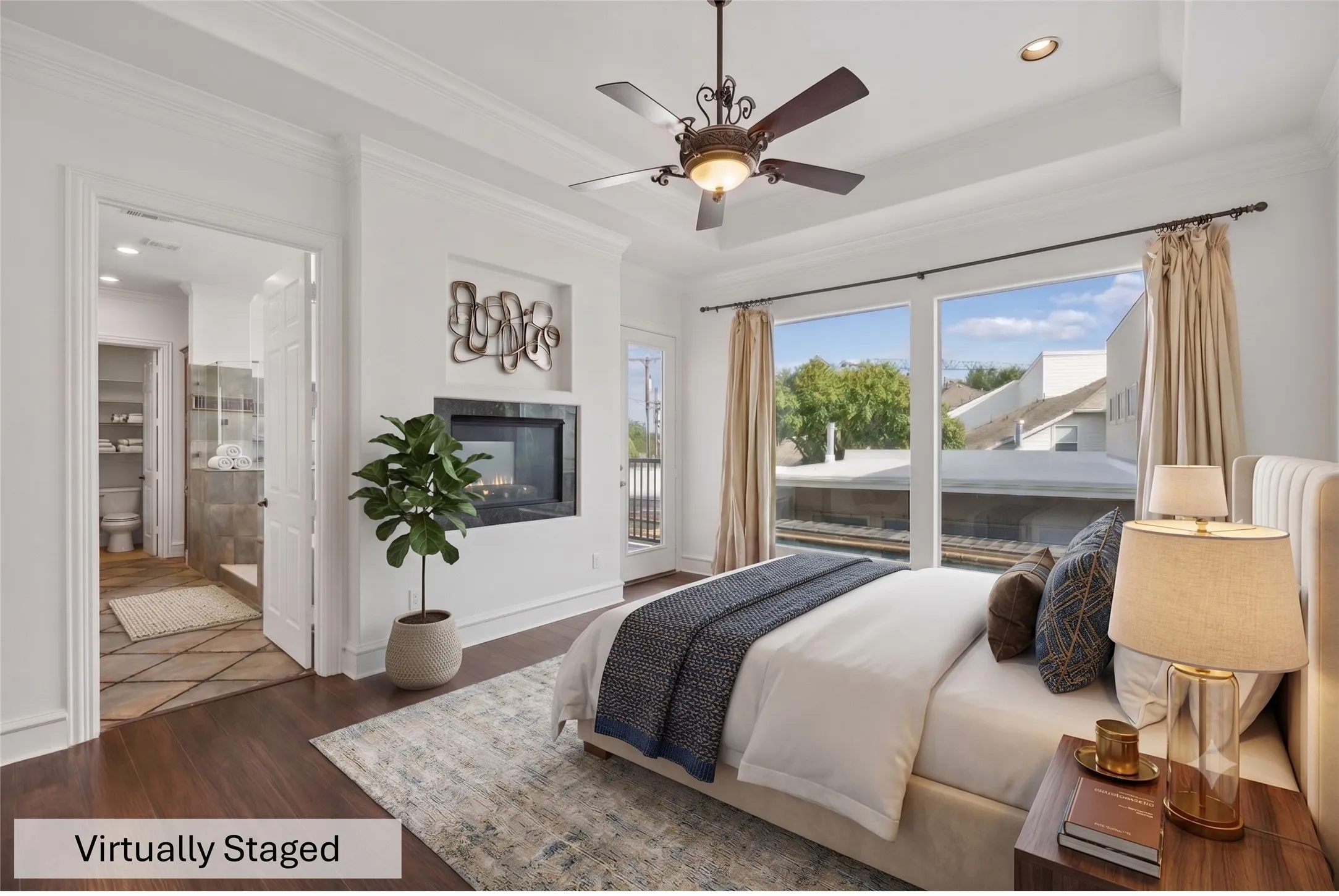 Primary Bedroom - Virtually Staged