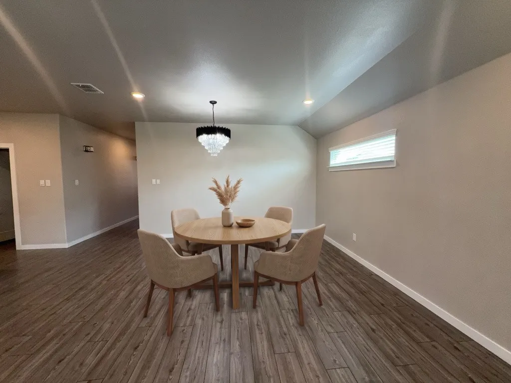 Virtually staged. Furniture and decor are not included.