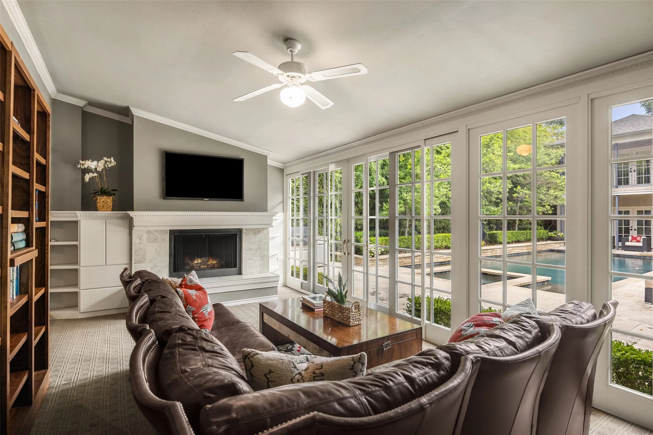 Fireplace and Built Ins