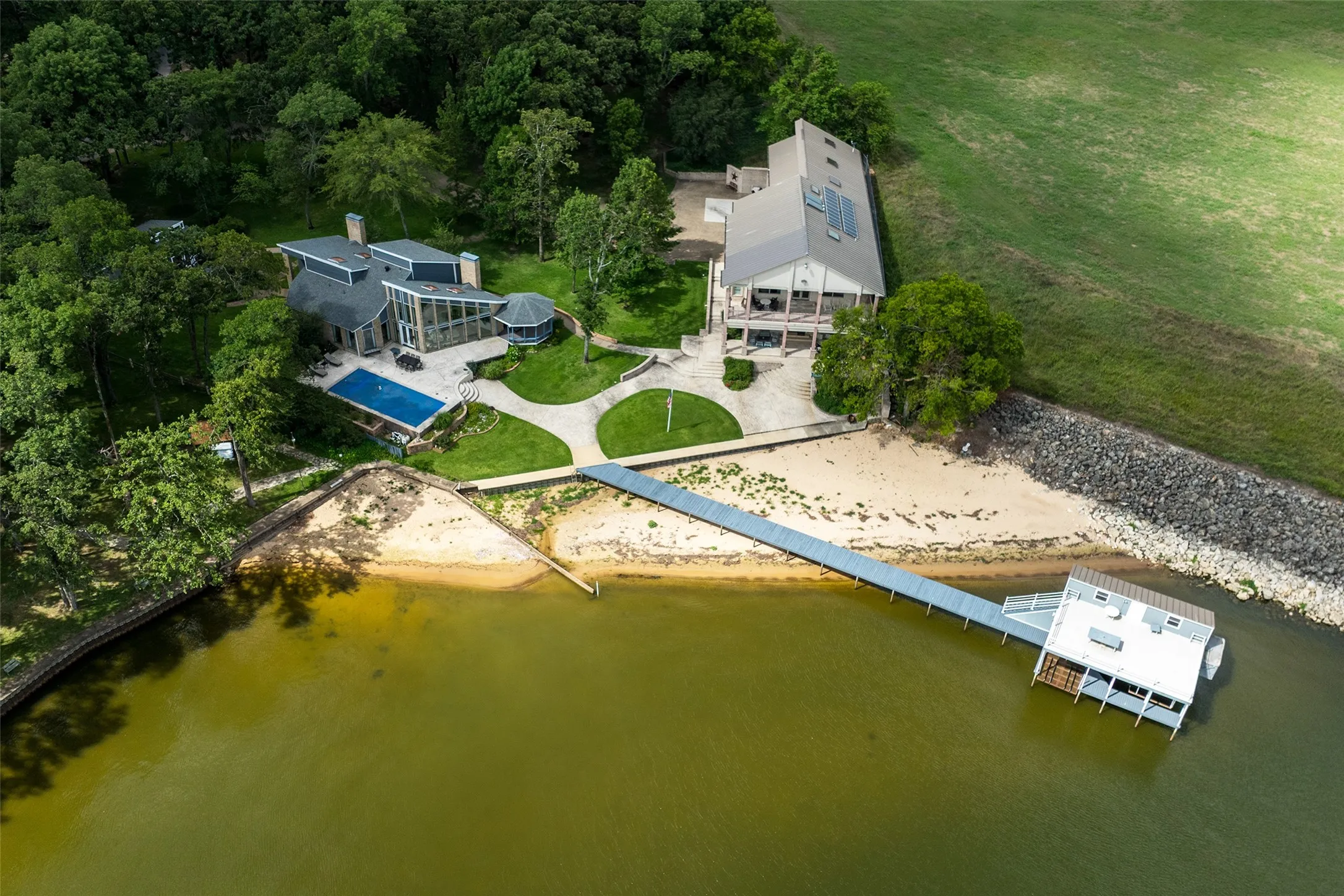 Aerial View of Property