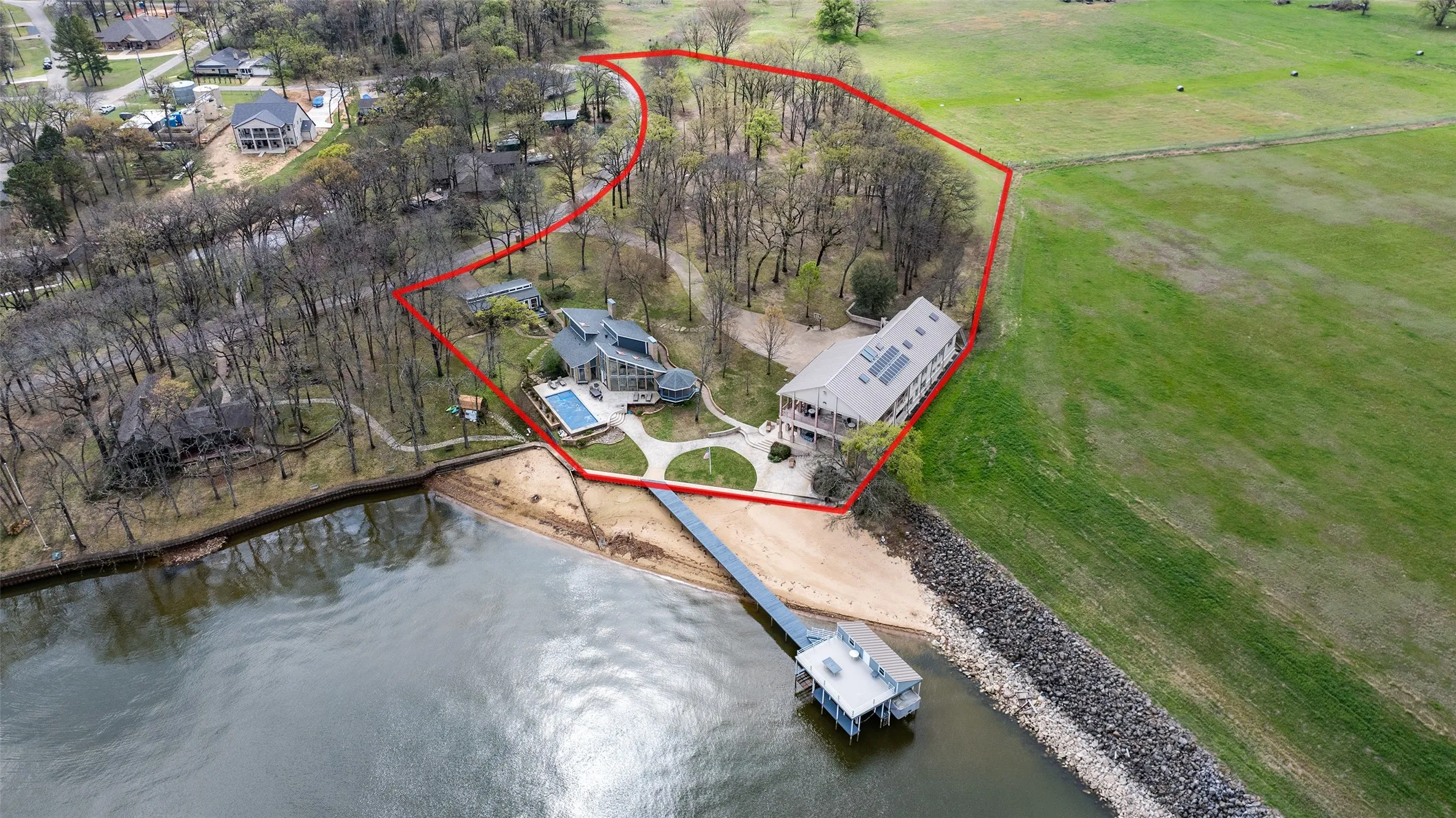 Aerial View in Spring