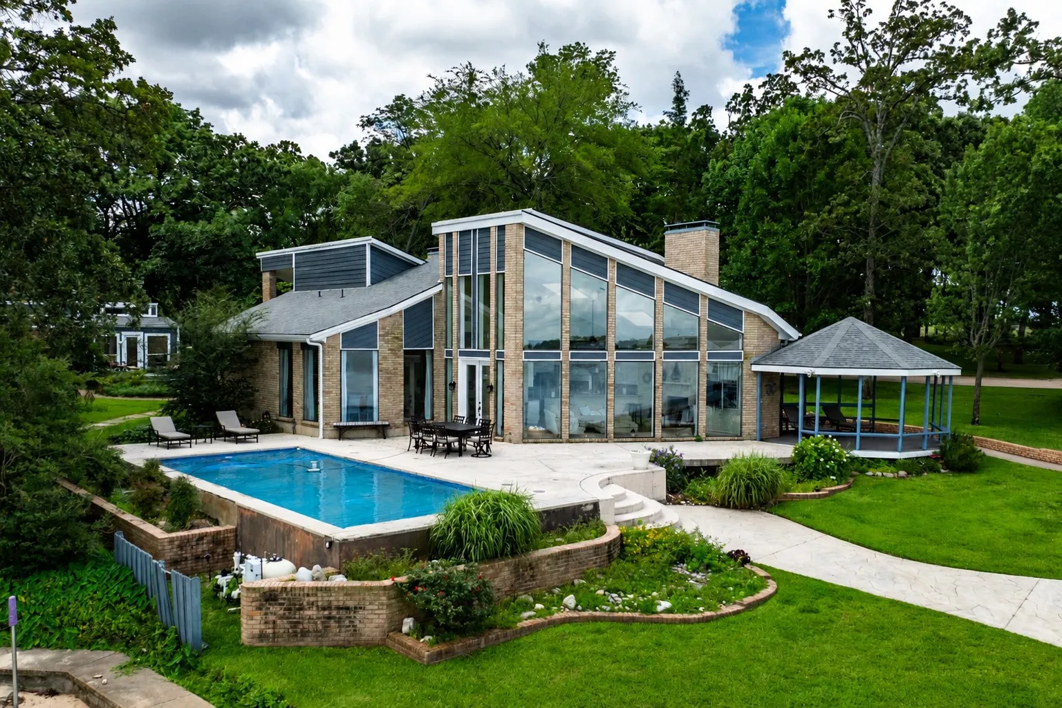 A-Frame Patio & Pool
