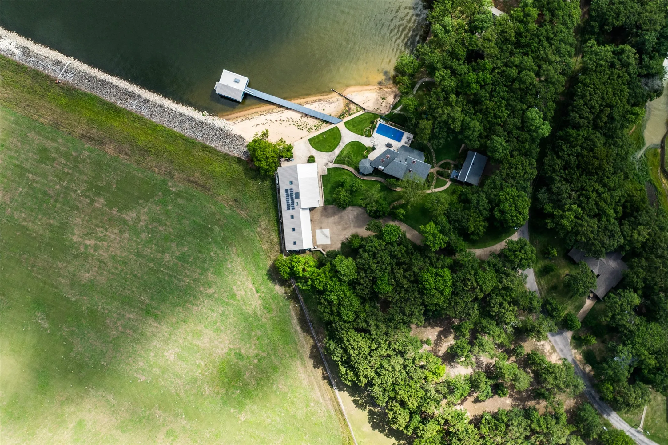 Aerial View of 3.746 acres
