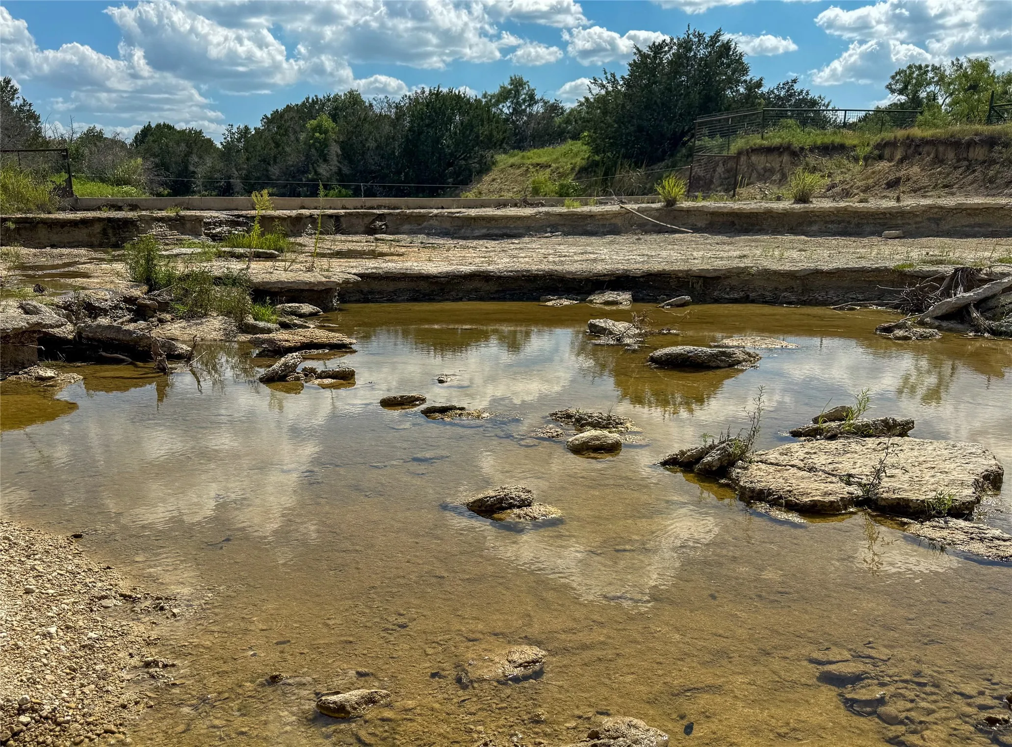 Creek with Waterfall during wet seasons