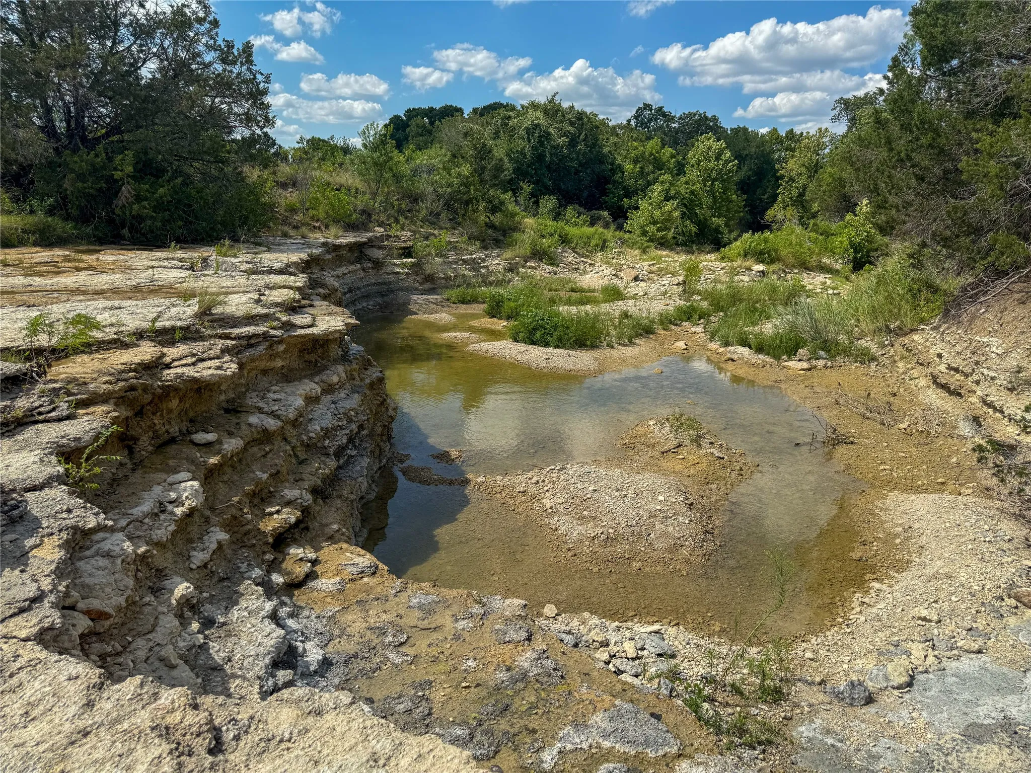 Creek with Waterfall during wet seasons