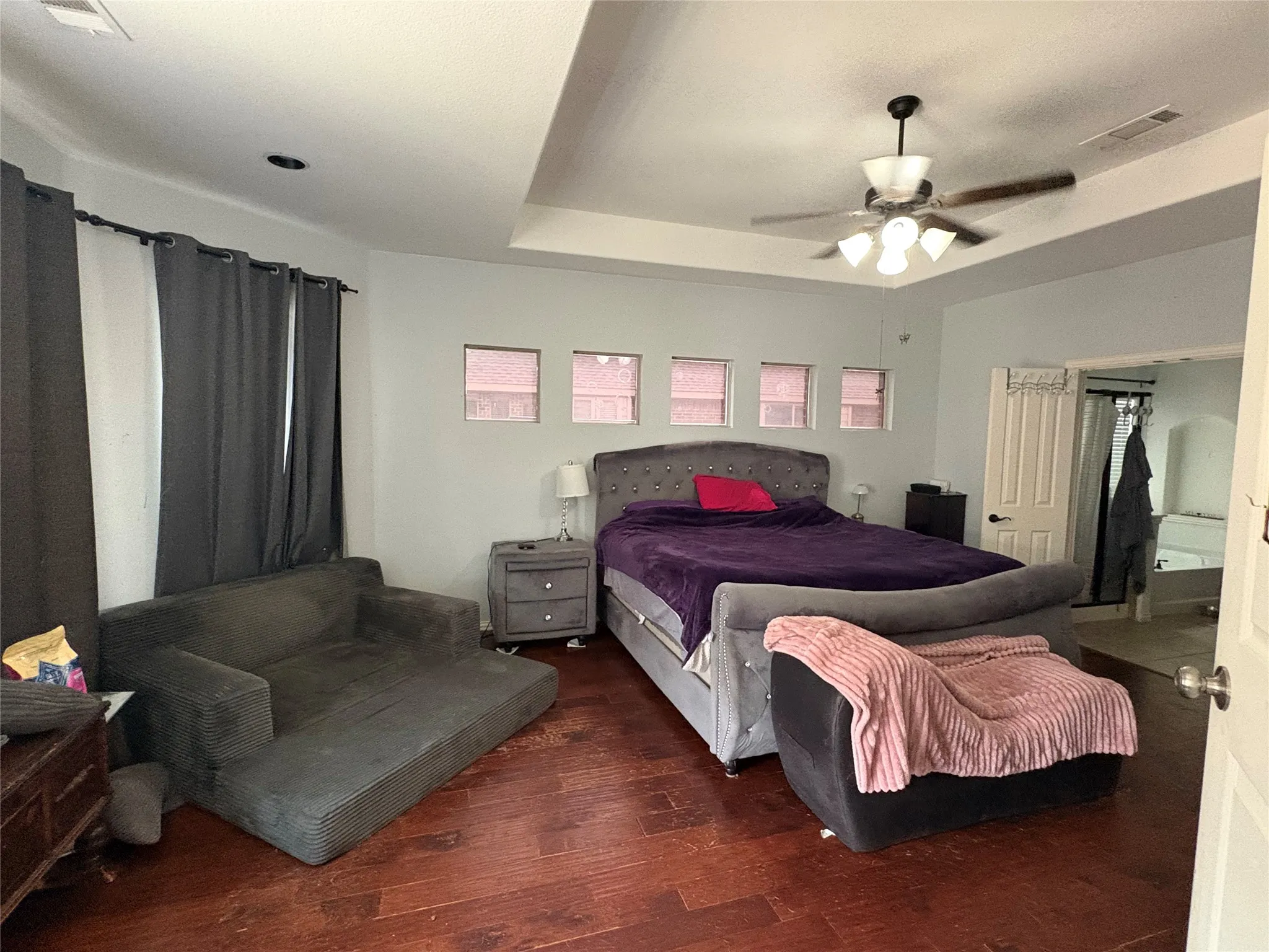 First floor primary or master bedroom

