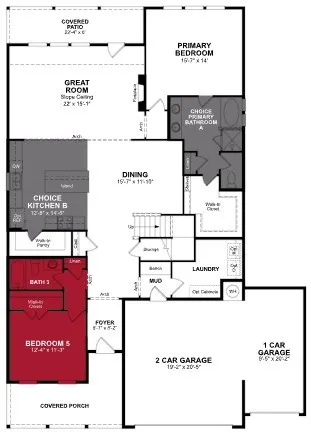 Beazer Homes Verandah Parker Floorplan.