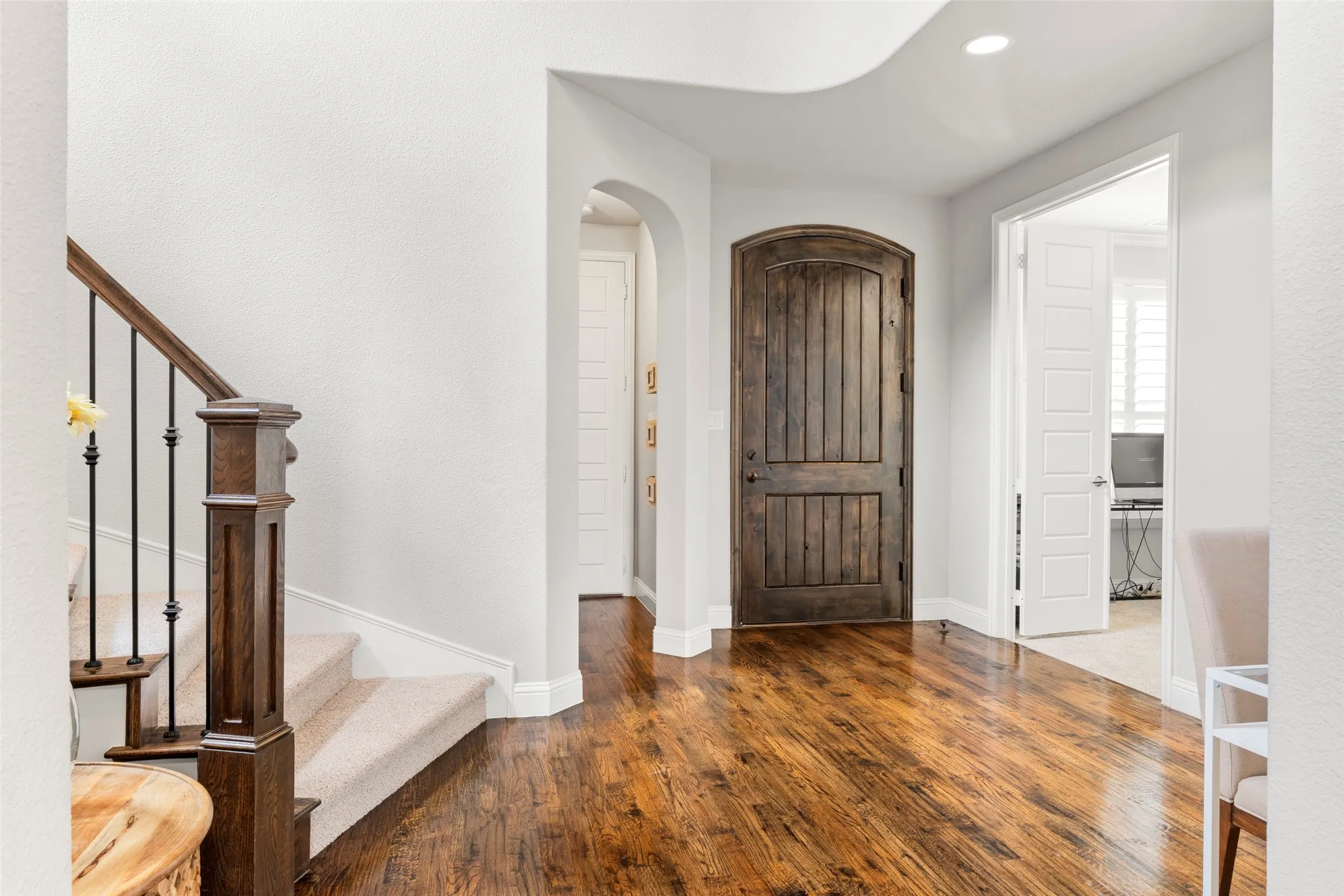 View toward front door