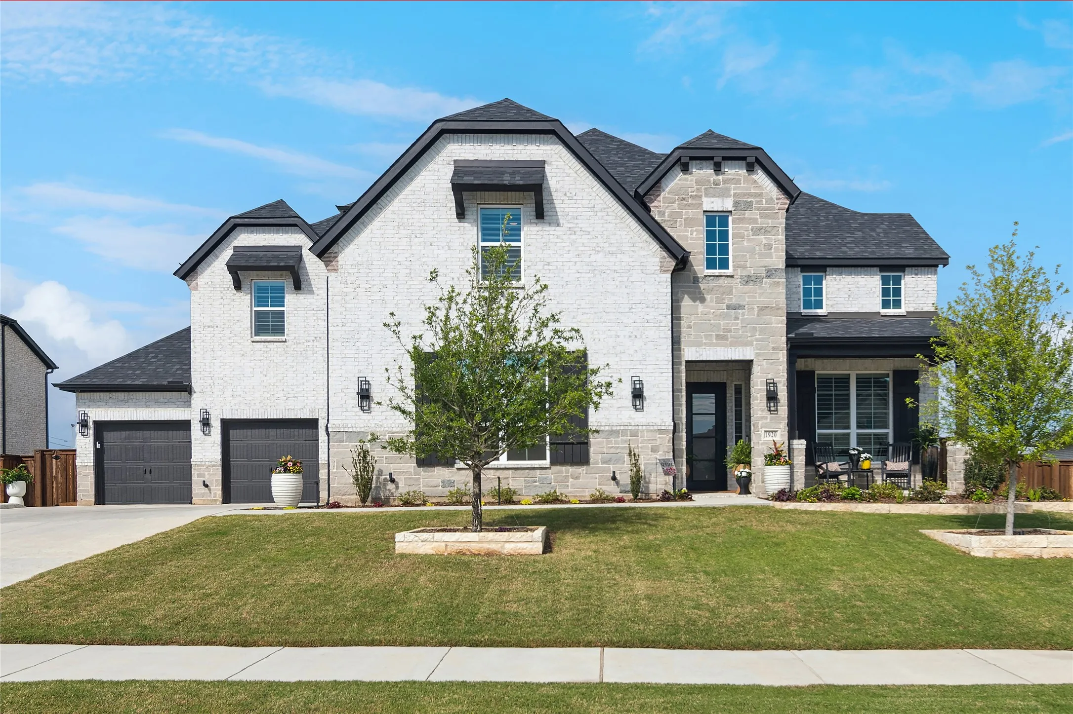 Welcome Home! 5 bedrooms, 5 full, 2 half baths. 4 car garage.  Resort style pool and backyard! Gorgeous move in ready home!