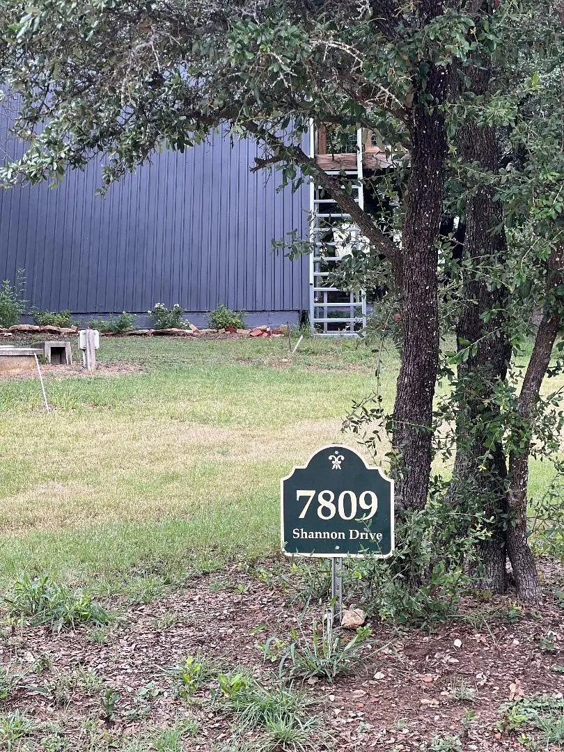 landscaped yard