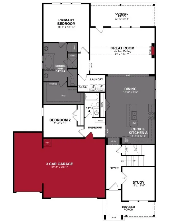 Beazer Homes Verandah Laredo Floorplan.