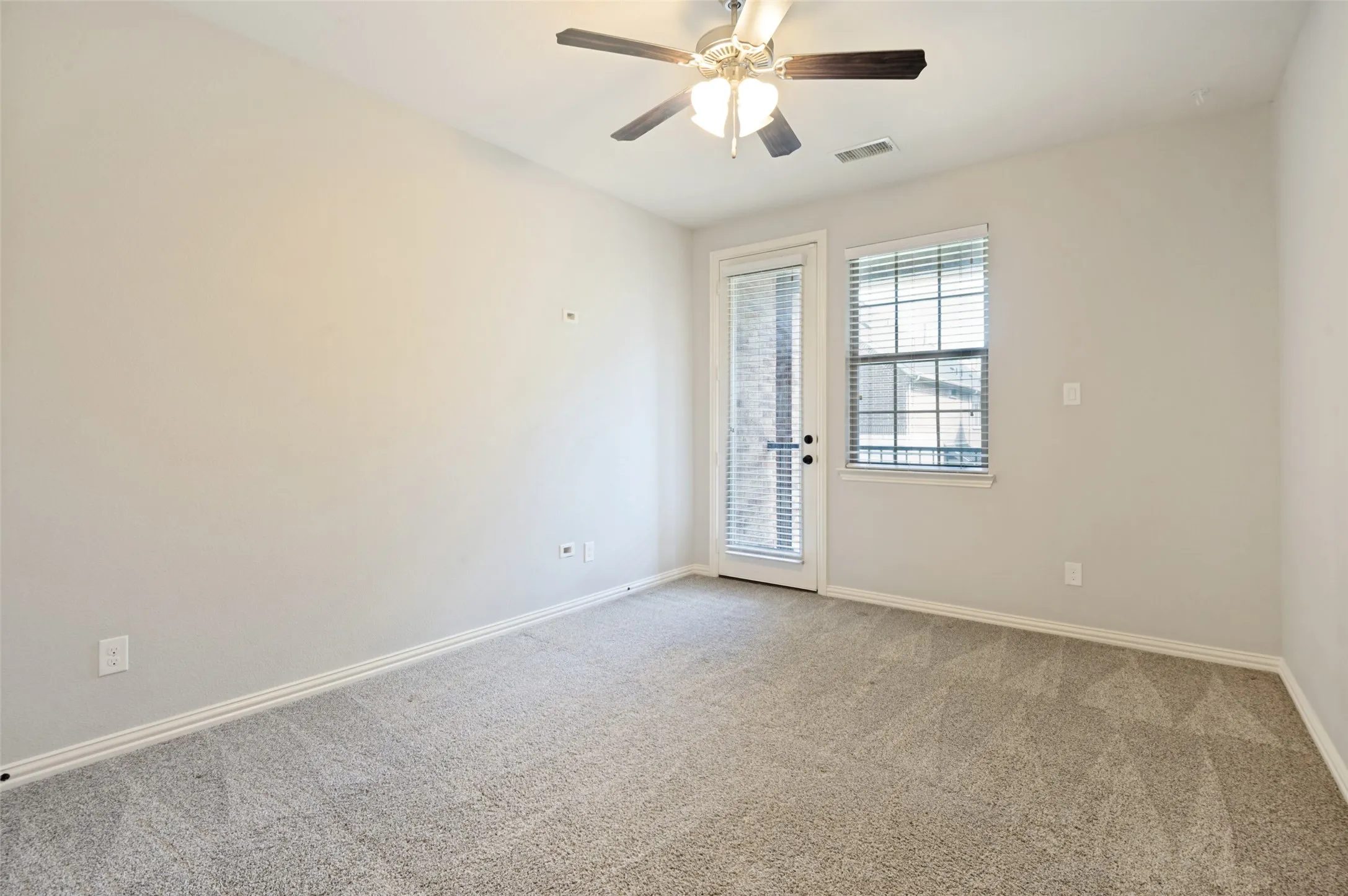 Door leads to balcony