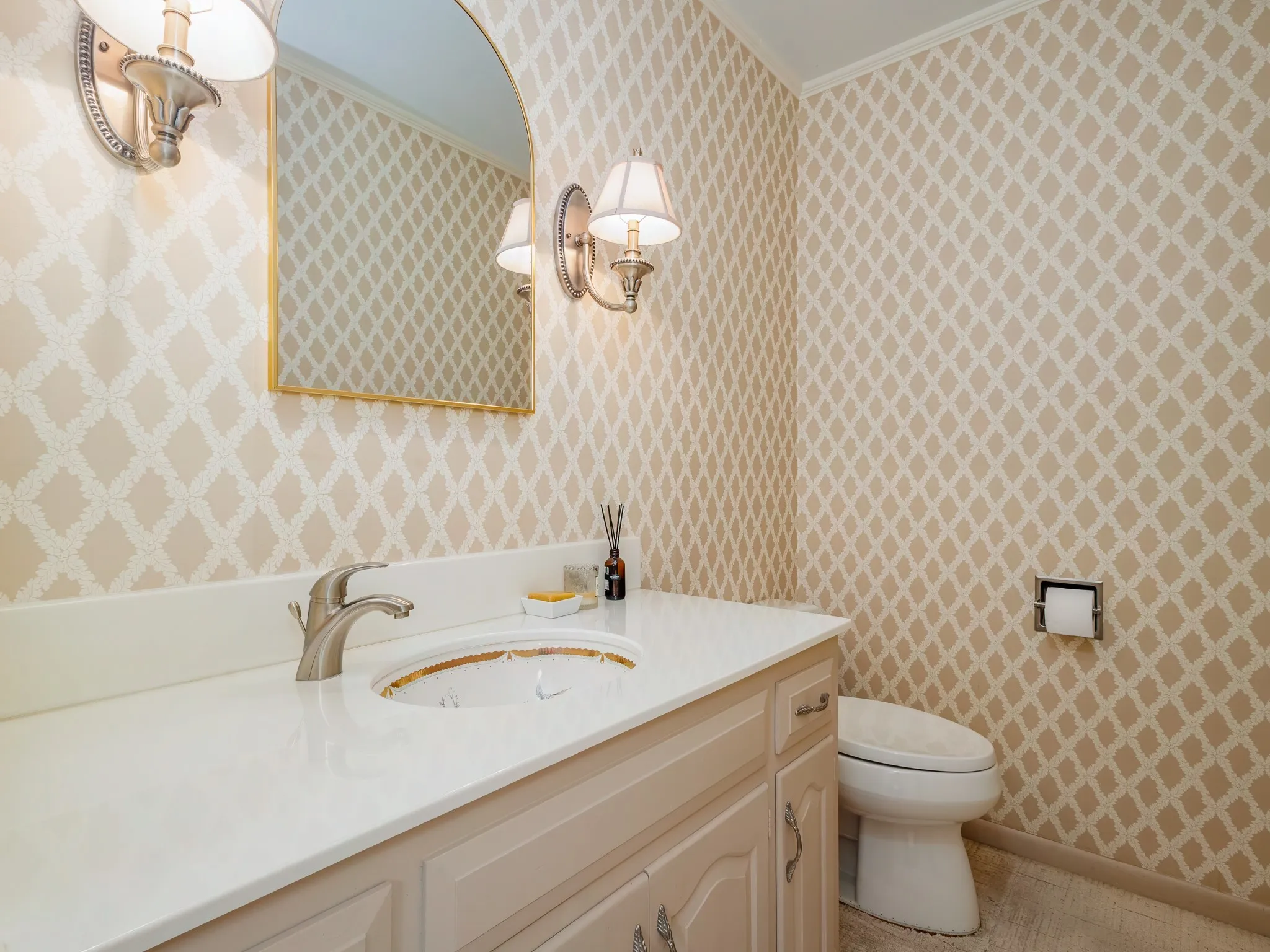 Downstairs half bath
