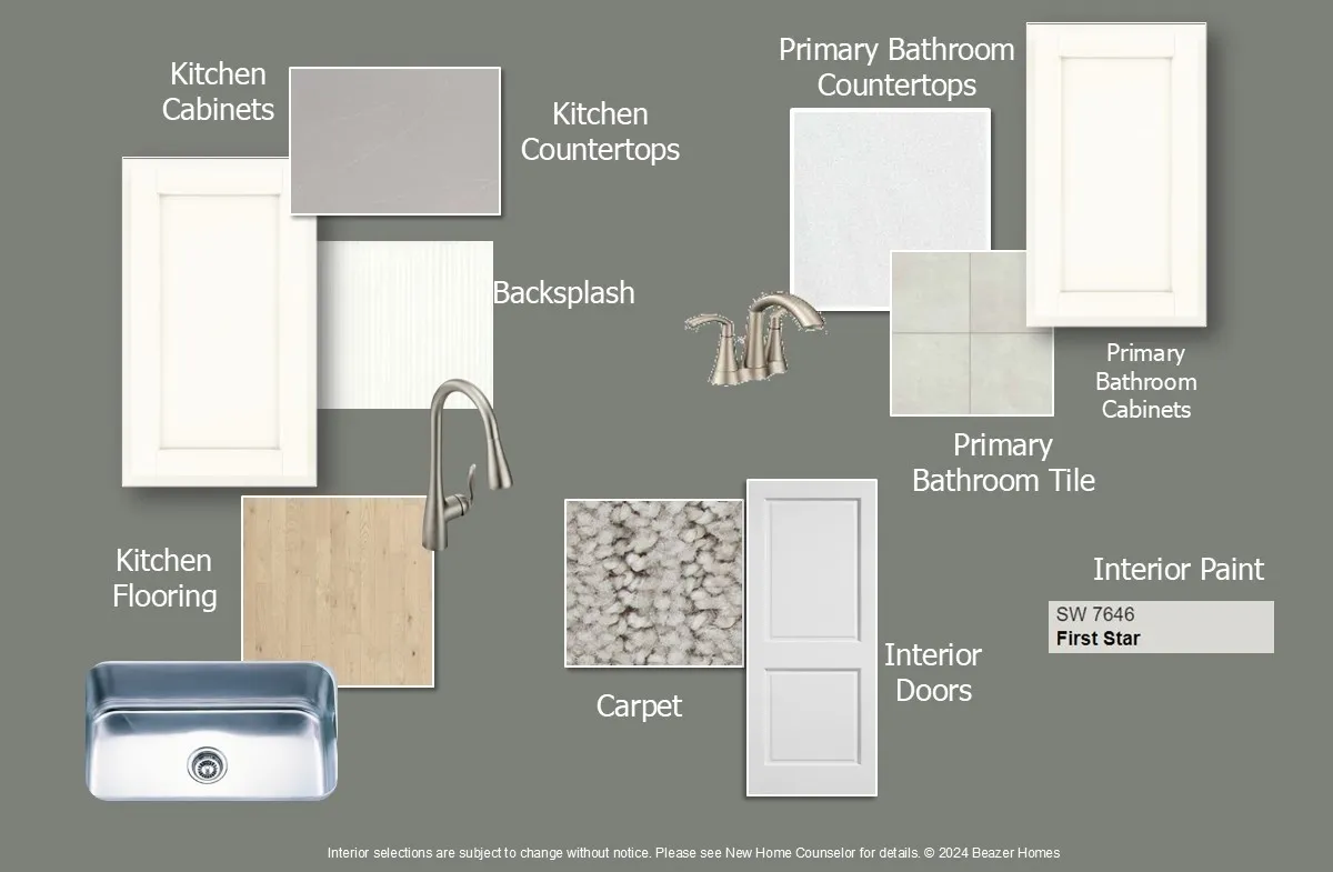 Beazer Homes Bayside Baltic Design Sheet