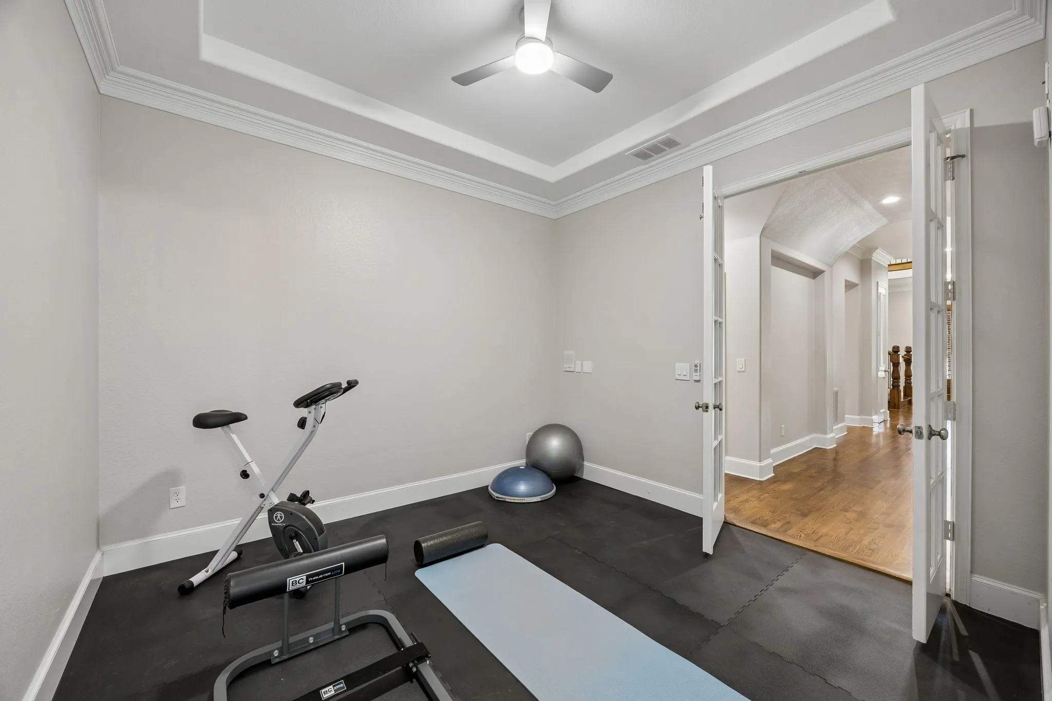 Flex room - make it an exercise room, second study, nursery or additional living space.