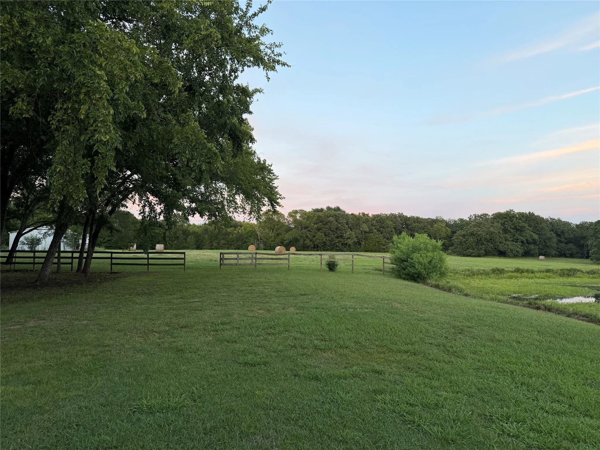 Gorgeous pasture, that was recently baled.