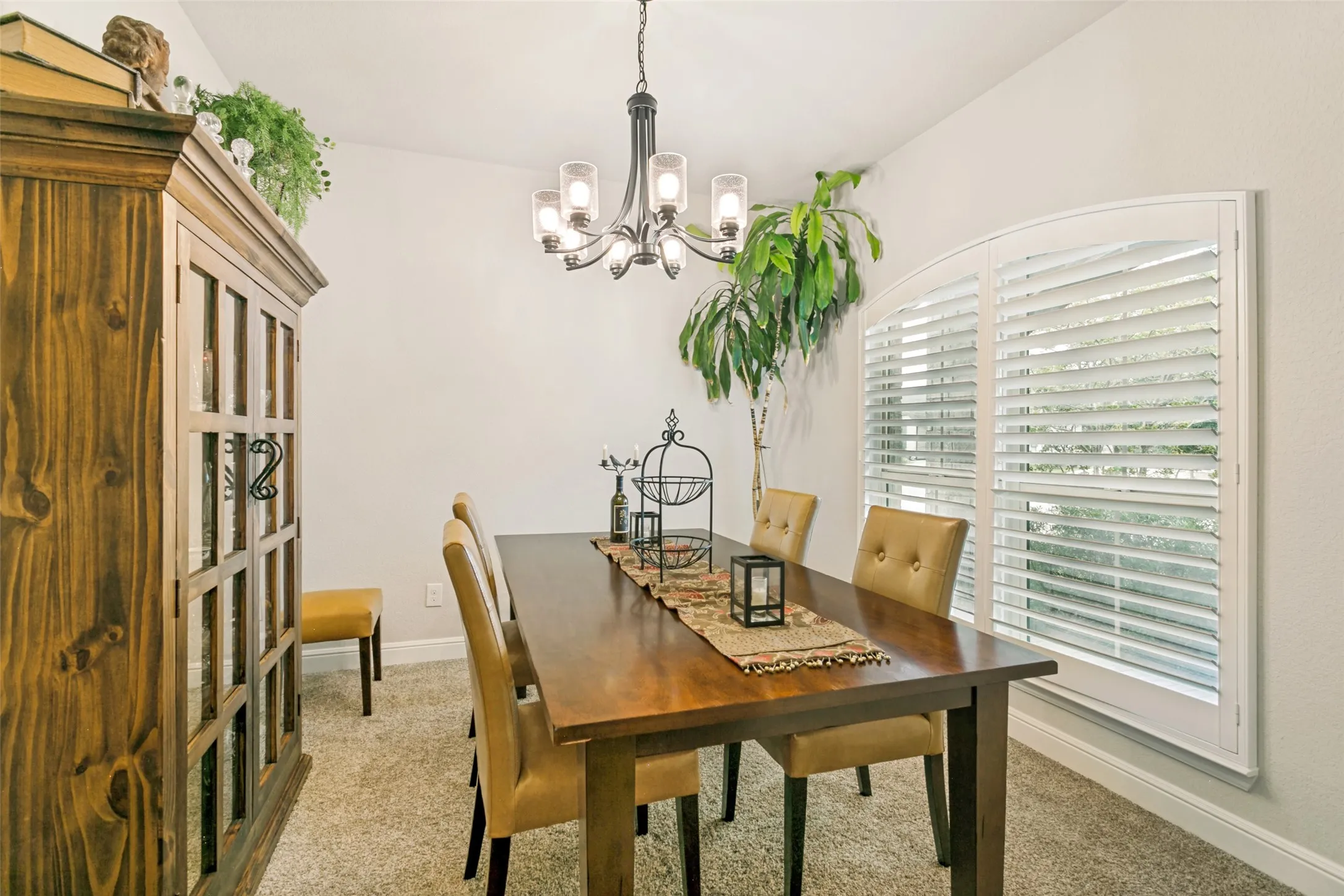 Dining Room with Plantation Shutters, Could be an Office