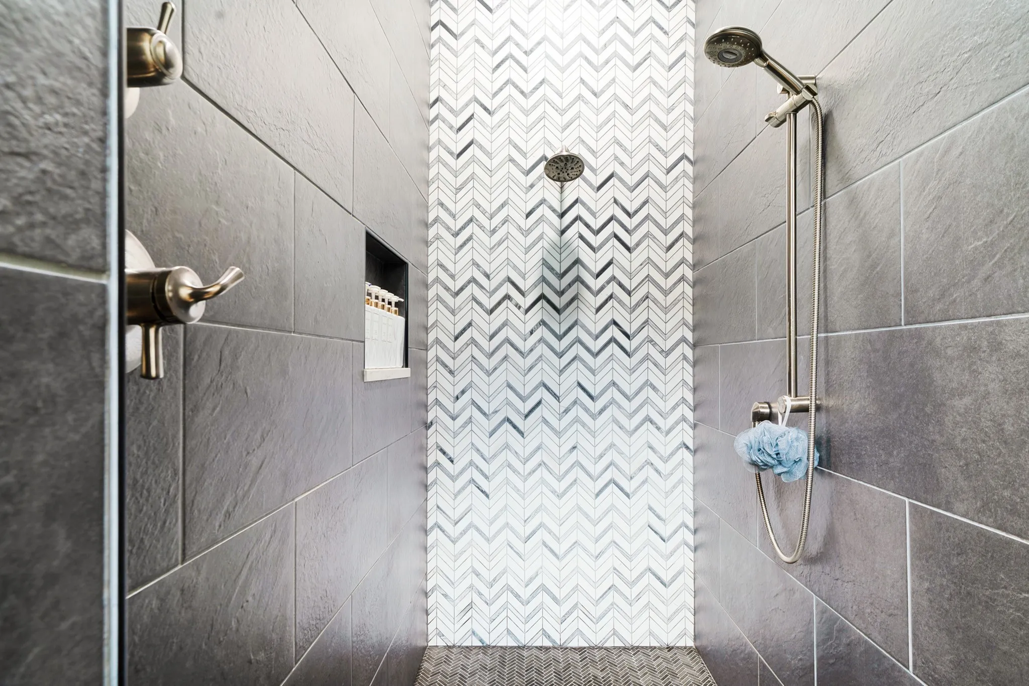 Master shower