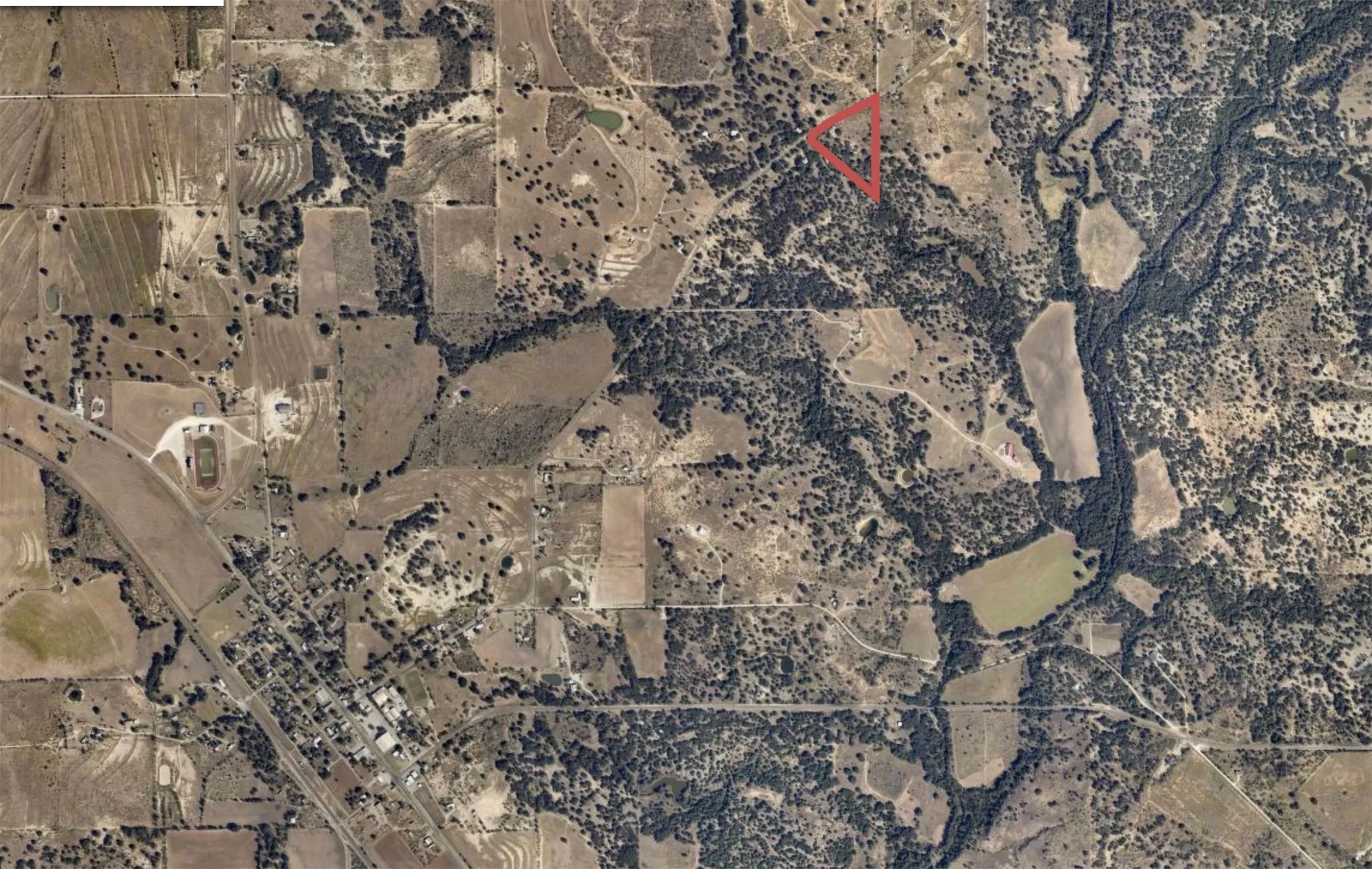 Aerial Map. Illustrating the property's location within a broader geographical context