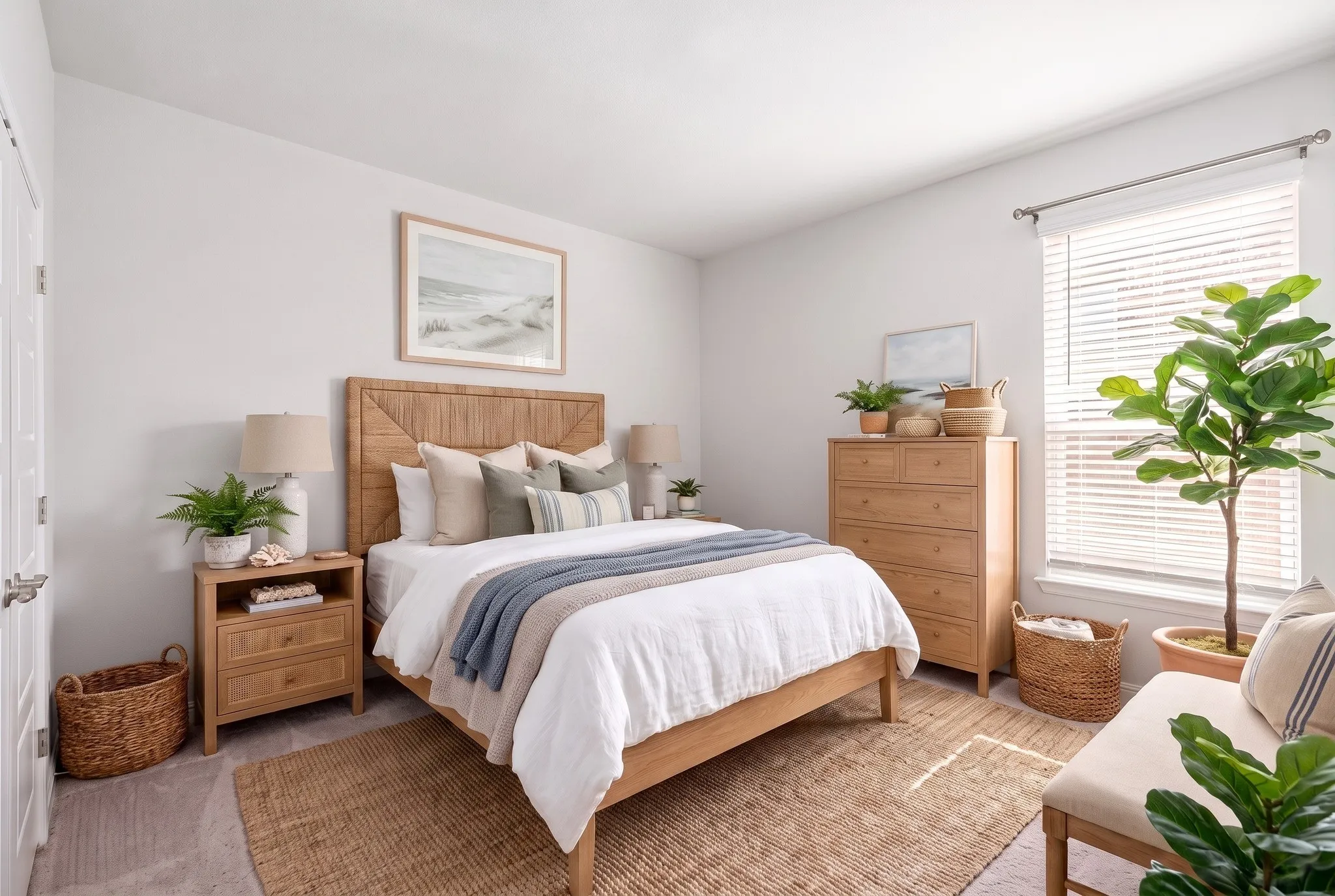 Virtually Staged Bedroom