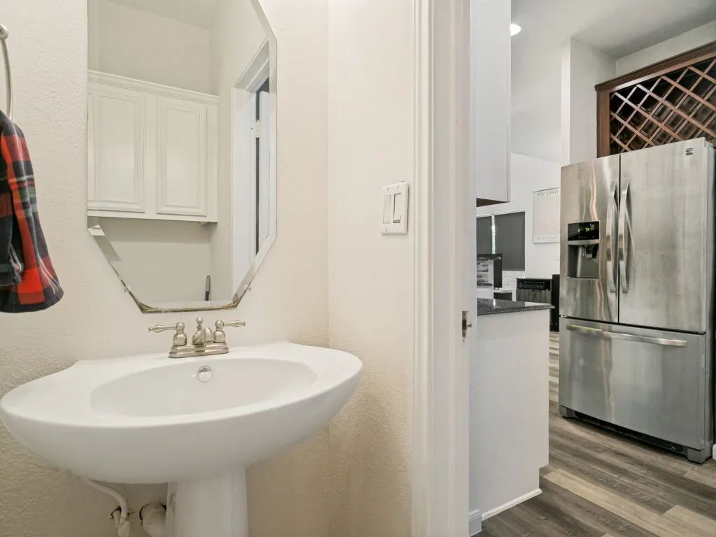 downstairs half-bath