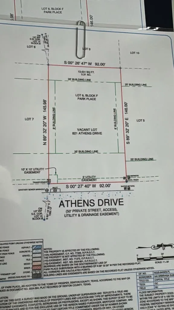 Unimproved Land For Sale in Denton County , 821 Athens Drive, Prosper, Texas 75078, 0, 0, Garage spaces, 0 Sqft, built in 0, Price $400,000, mls#21334834, Real Estate Agent in Prosper, Homes For Sale in Denton county, Homes For Sale in Prosper, Realtor in Prosper Texas, Real Estate Brokerage Independent Realty Texas, Luminita Cordes Realtor