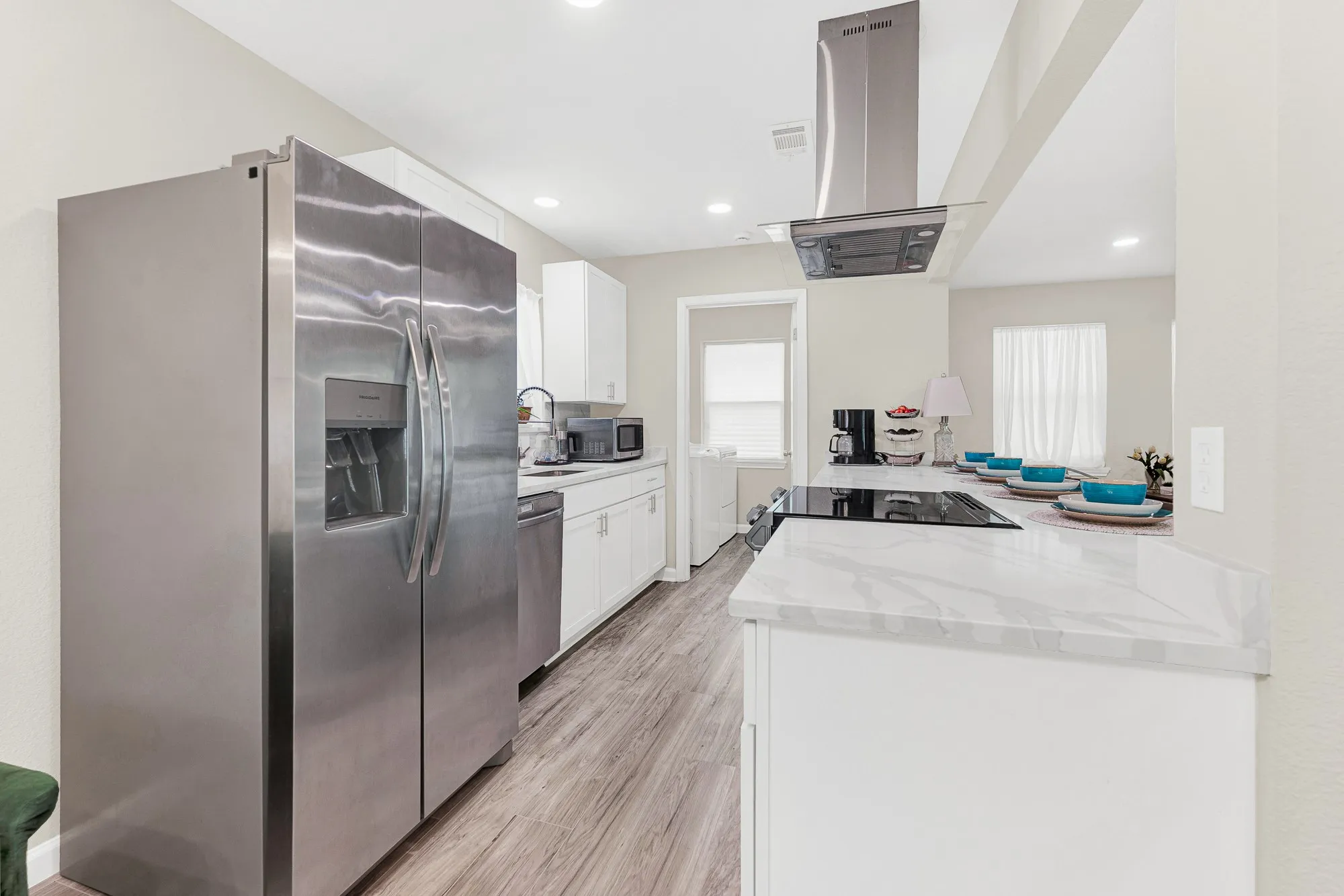 Enjoy gorgeous countertops, SS appliances, incl. vent