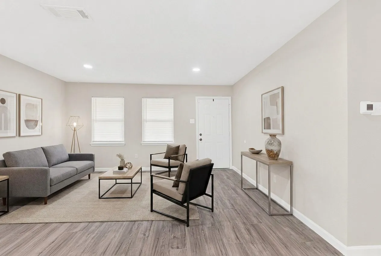 Entry and additional living space - virtually staged