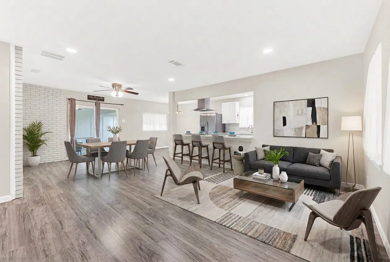 Beautifully renovated, and really pretty both inside and out - virtually staged