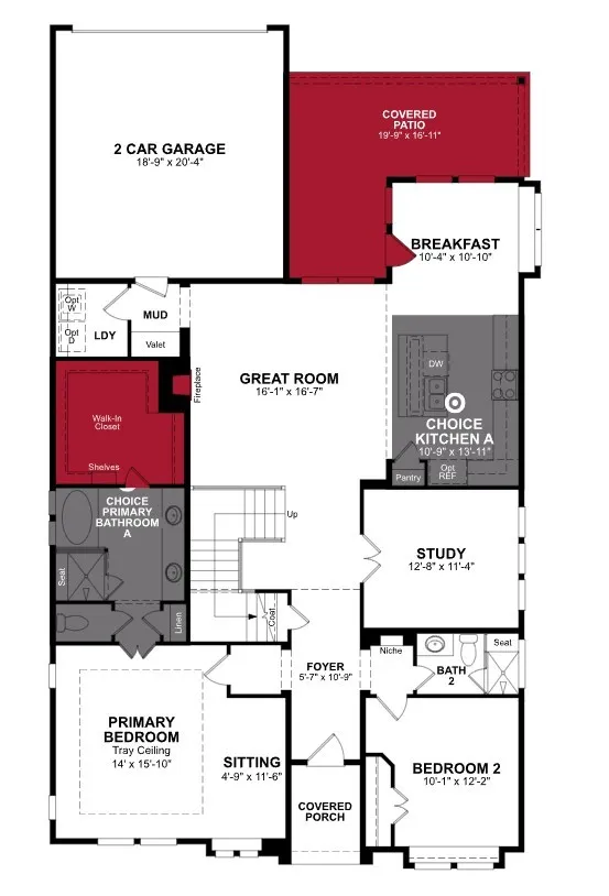 Beazer Homes Goodland Richland floorplan