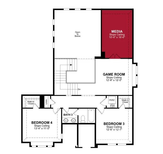 Beazer Homes Goodland Richland floorplan