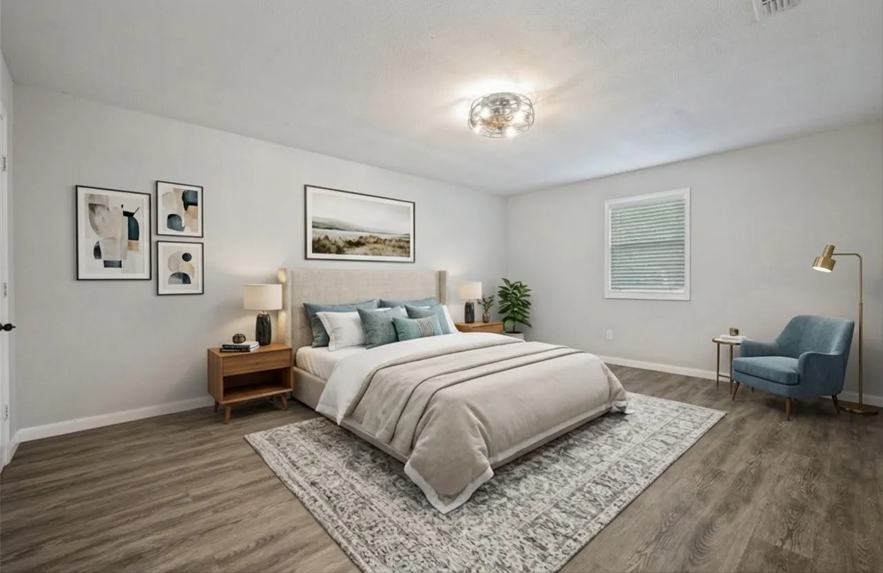 Primary Bedroom reimagined with AI