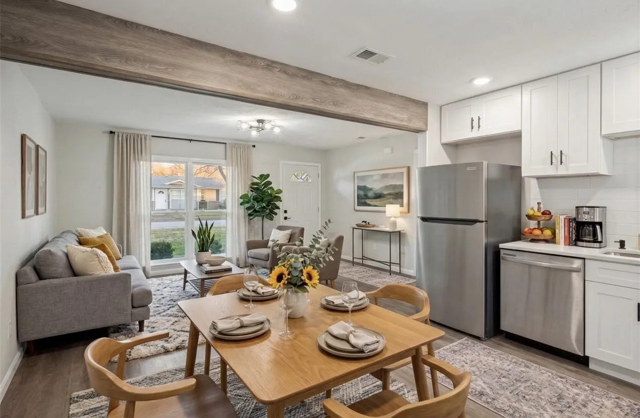 Kitchen and Living reimagined with AI