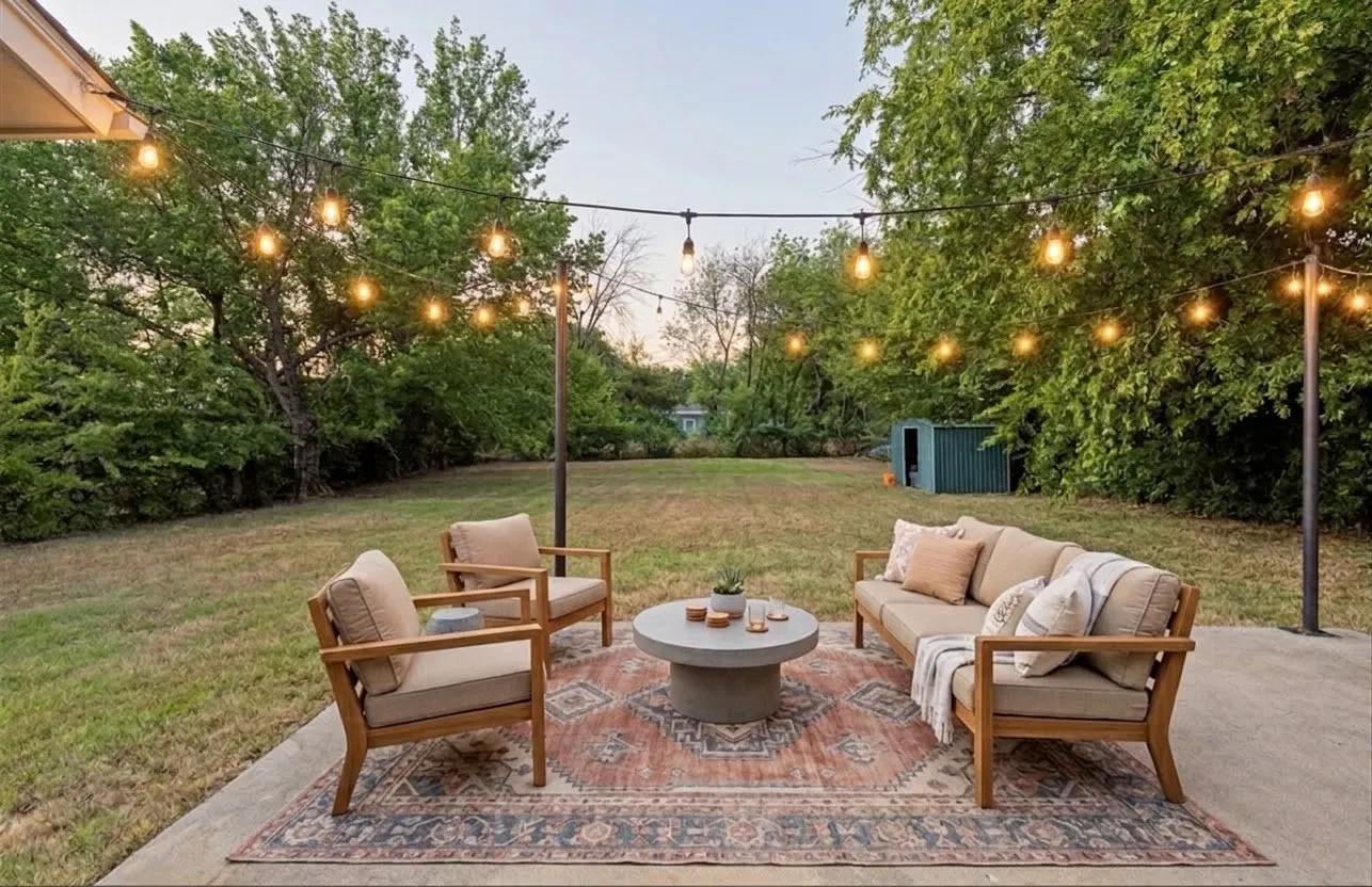 Back Patio reimagined with AI