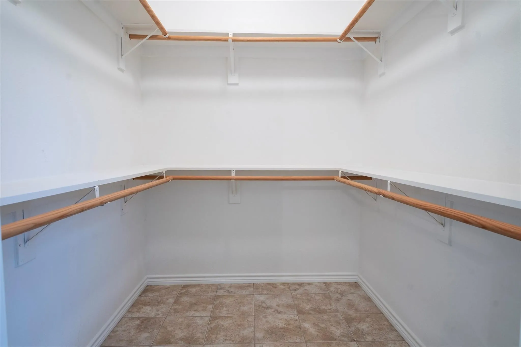 Primary walk-in closet