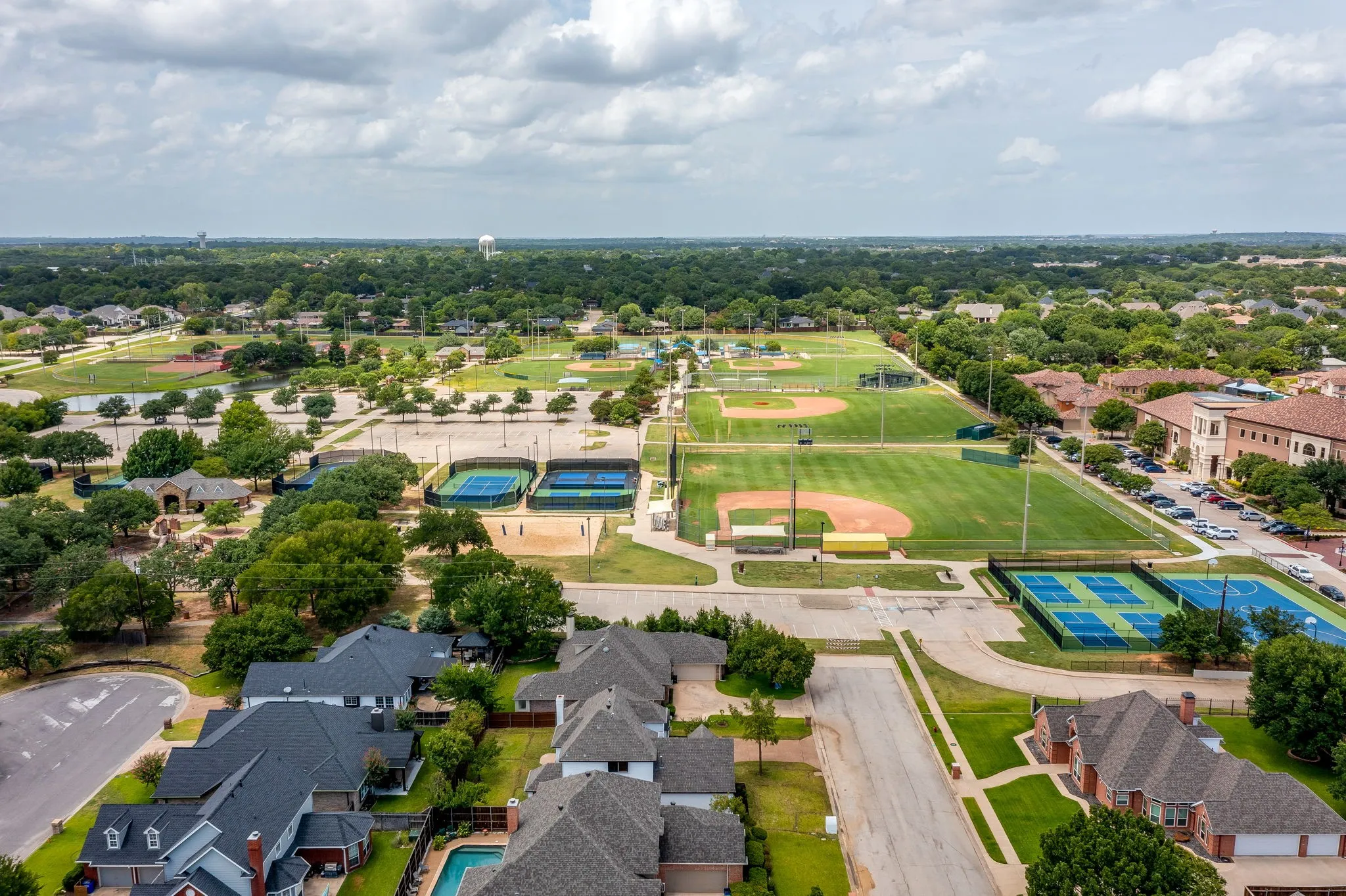 Close proximity to city park and recreation area.