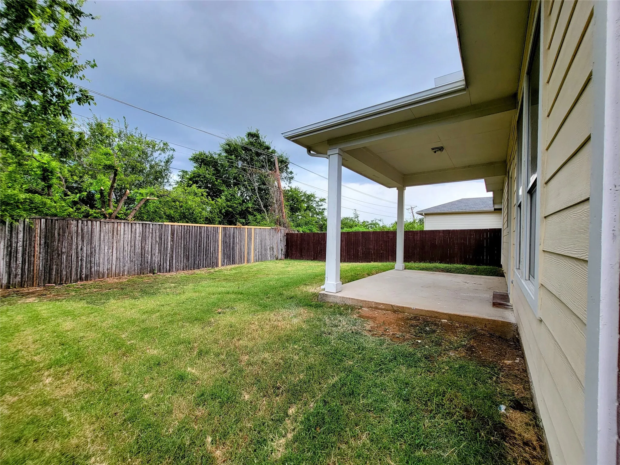 Back yard