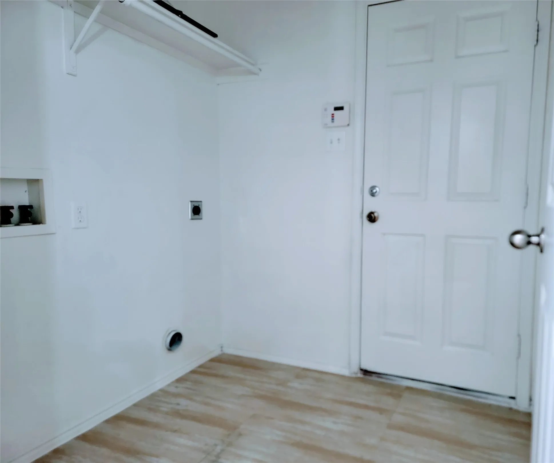 Garage door entrance