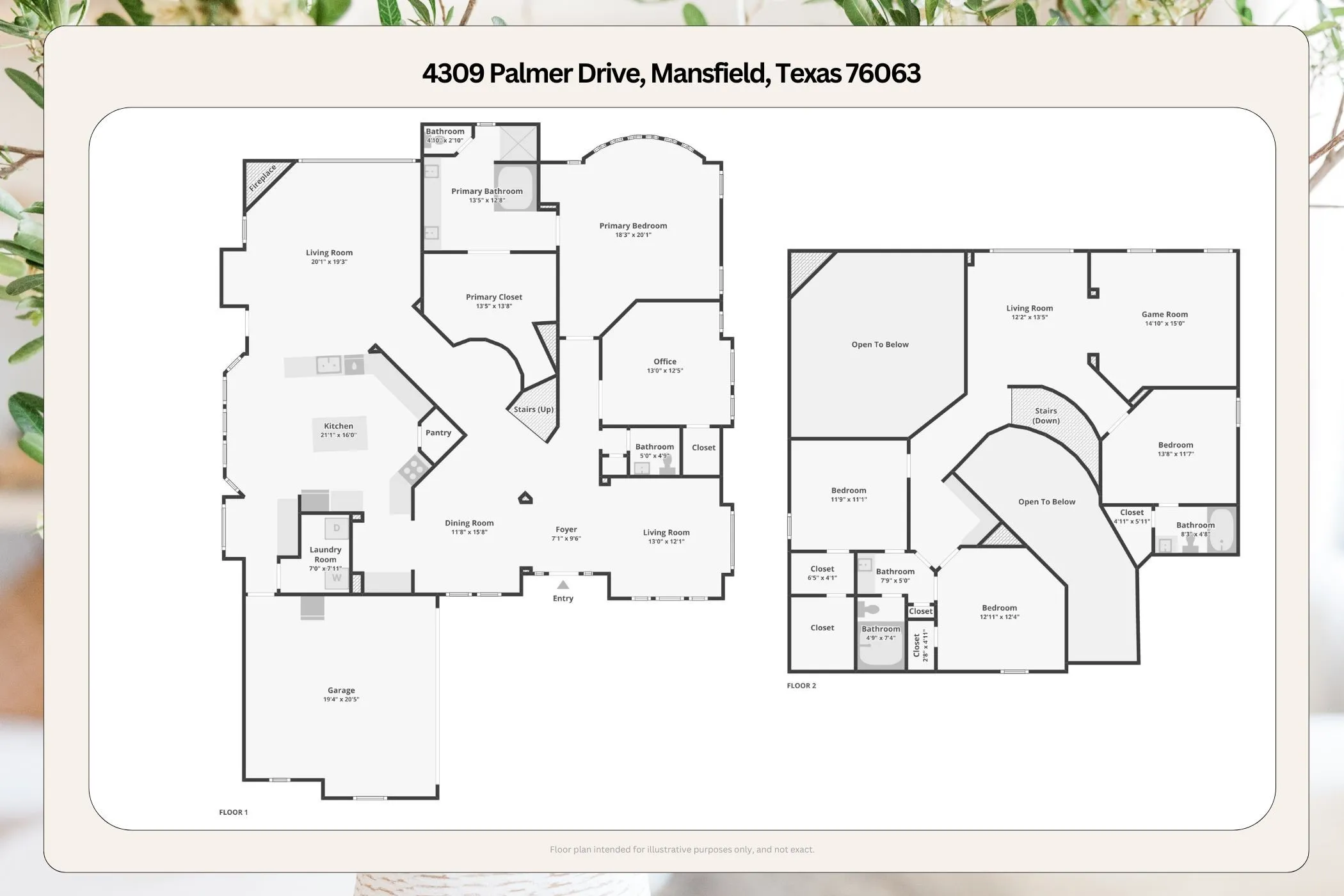 Single Family Residence For Sale in Tarrant County , 4309 Palmer Drive, Mansfield, Texas 76063, 5 Bedroom, 4 Bathroom, 2 Garage spaces, 3,763 Sqft, built in 2005, mls#21329603, Real Estate Agent in Mansfield, Homes For Sale in Tarrant county, Homes For Sale in Mansfield, Realtor in Mansfield Texas, Real Estate Brokerage Independent Realty Texas, Luminita Cordes Realtor