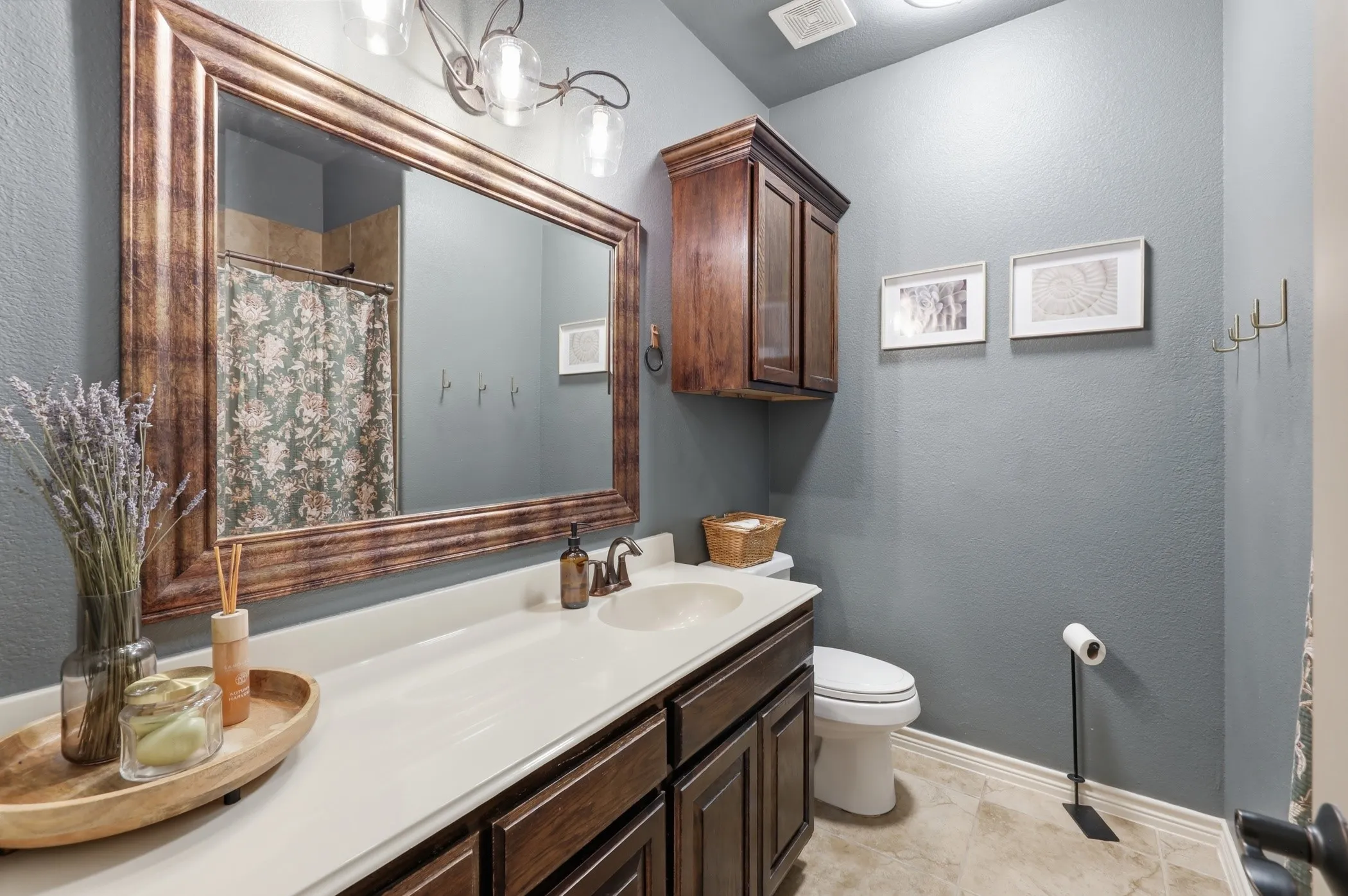Downstairs secondary bathroom.