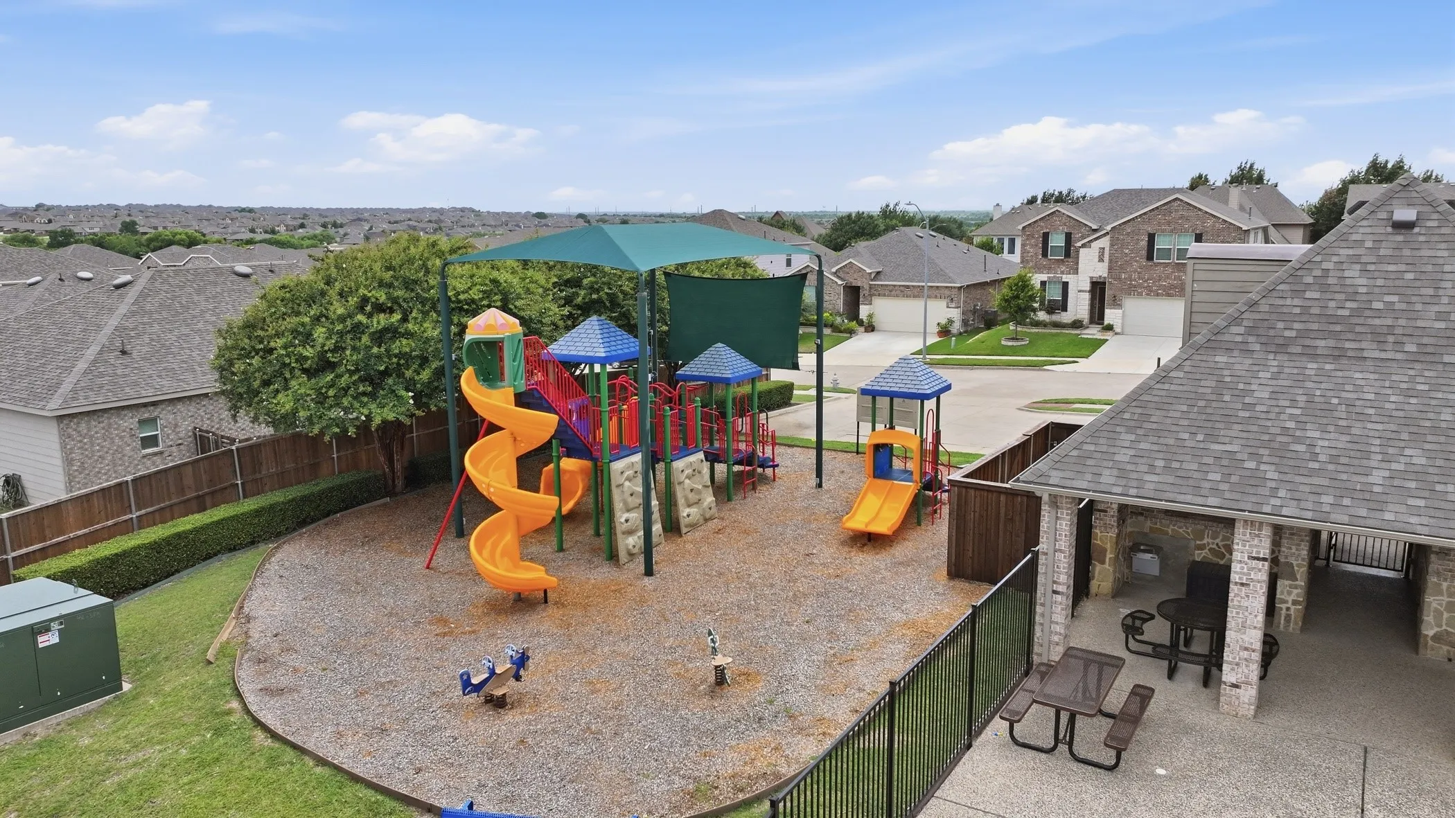 Community playground across the street!