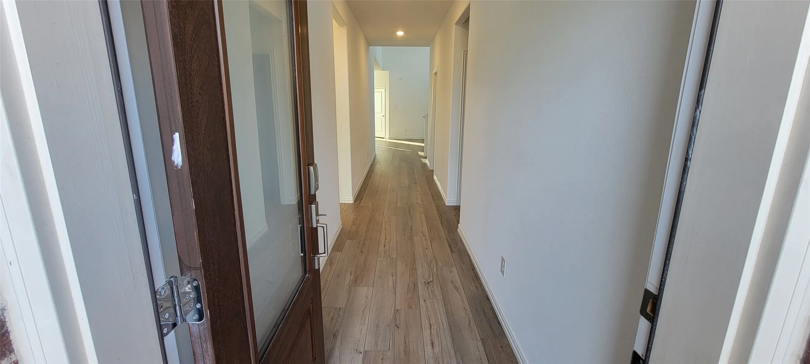Nice entry. Vinyl Plank.