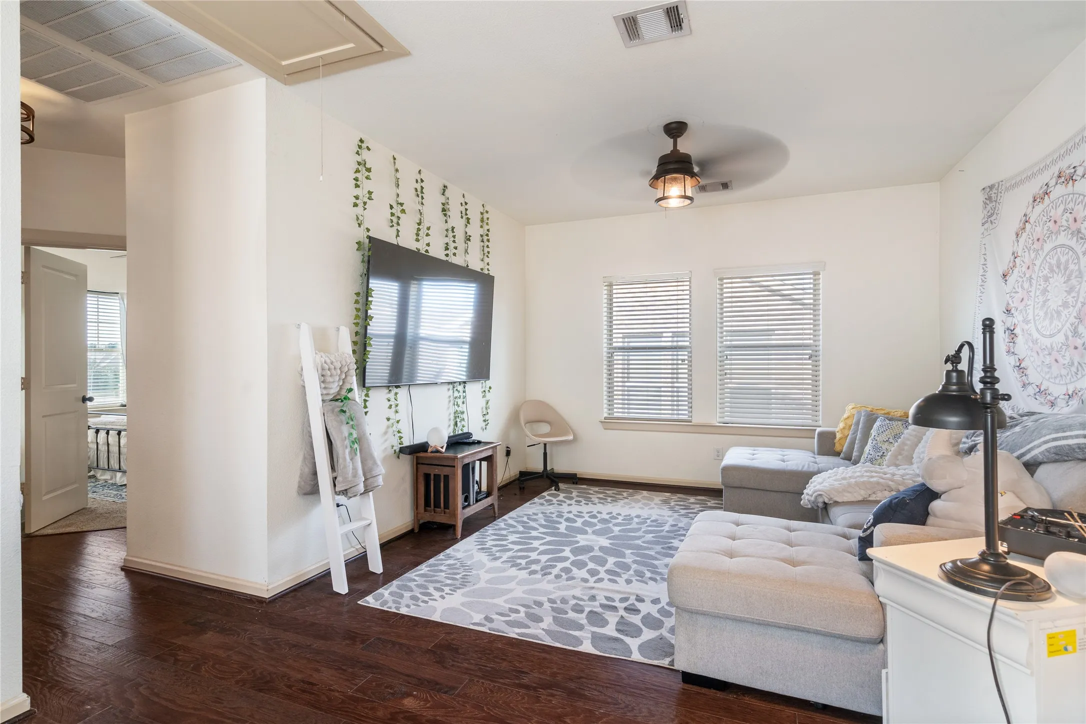 Upstairs living area is a great entertaining area for your teens.