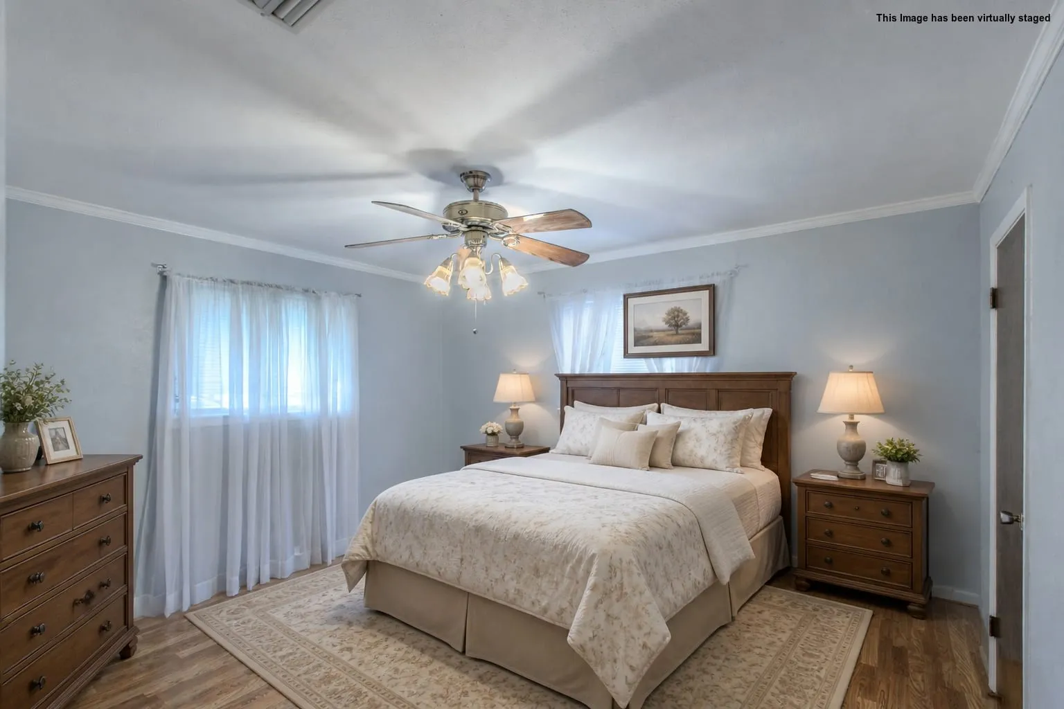 Virtually staged - bedroom 2