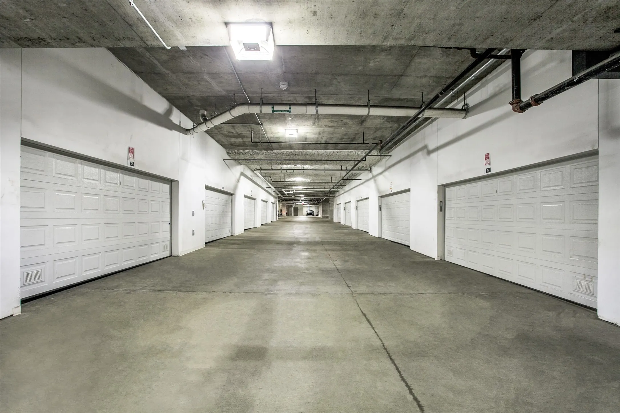 All homes come with private garages